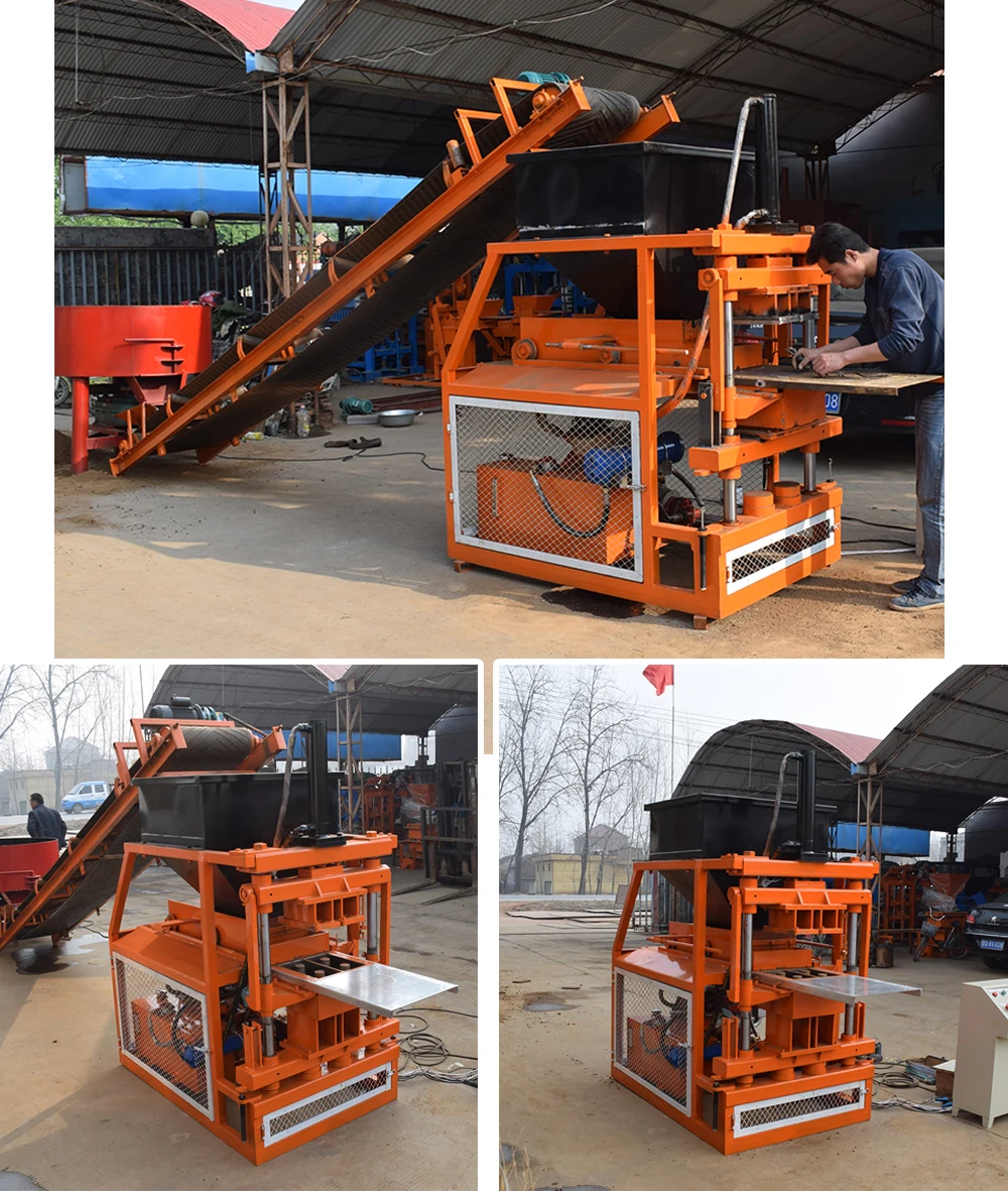 Qmr2-10 Red Bricks Making Machine Clay Block Production Line For Sale ...