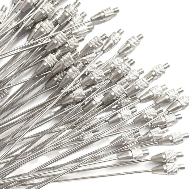 
Medical Sharp Solid Stainless Steel Needle Trocar Needle With Trocar Point 