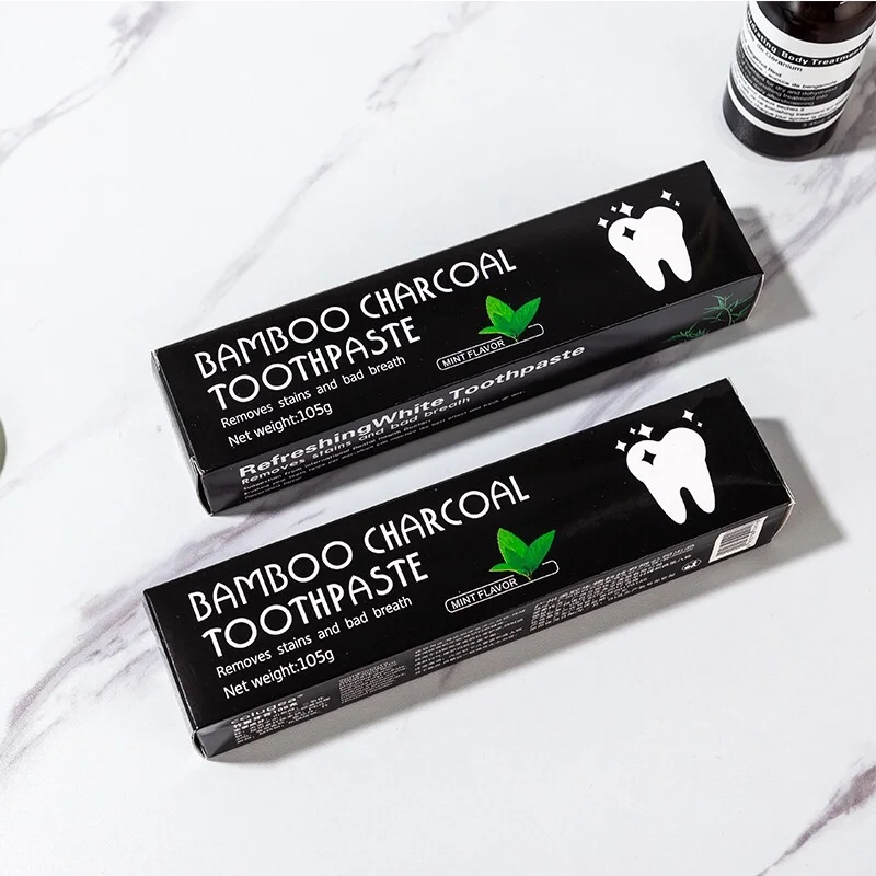 Natural Teeth Whitening Toothpaste Activated Bamboo Charcoal Toothpaste 