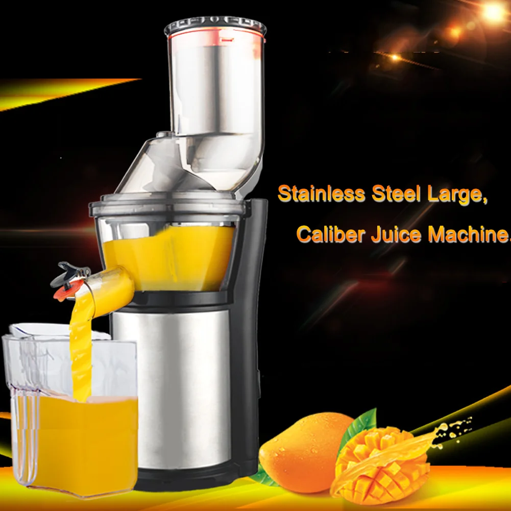 Stainless Steel Original Juicer Large Caliber Multifunctional Slow