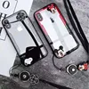 alibaba china products cheap mobile phone accessories for xiaomi mi note 7 pro back cover, clear cartoon phone case necklace