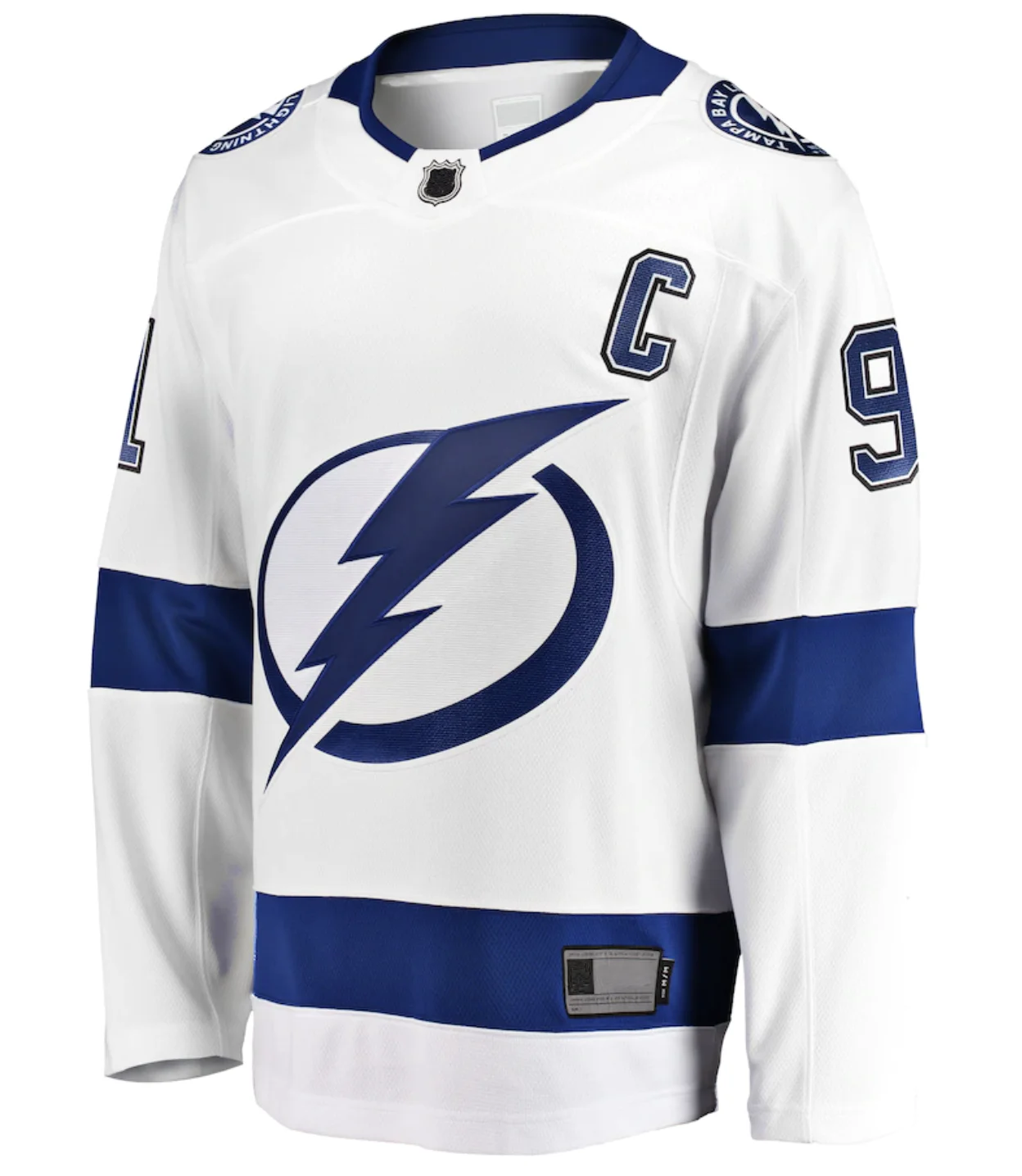 Lightning Design Hockey Suit Black White And Blue Custom Team Suit Pure ...