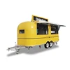 Ukung Ce Approved vintage airstream style food trailer for sale, mobile catering cart, well designed Chinese food truck