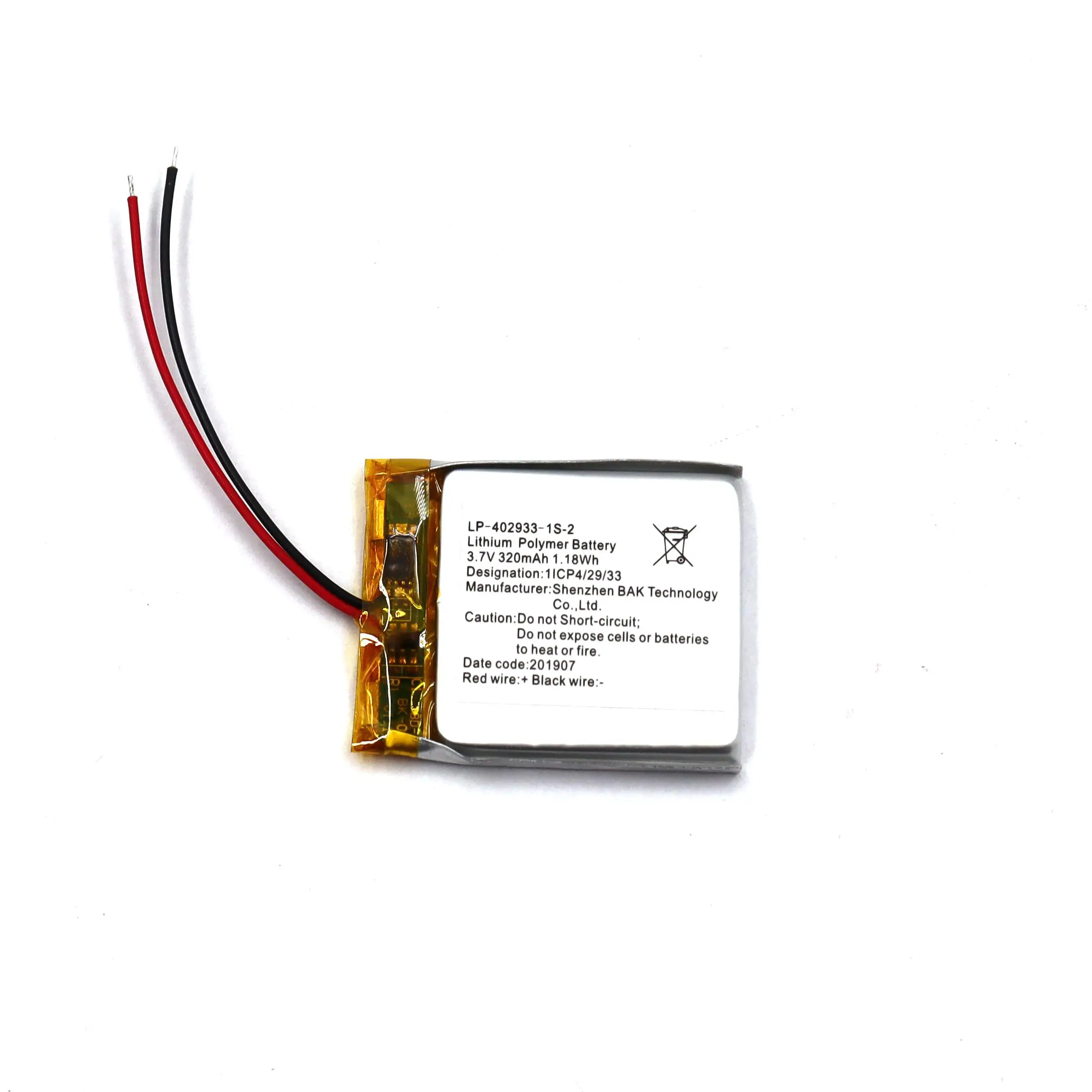 Lipo Battery 3.7v 150mah Rechargeable Li Po Battery With Bakth1003a