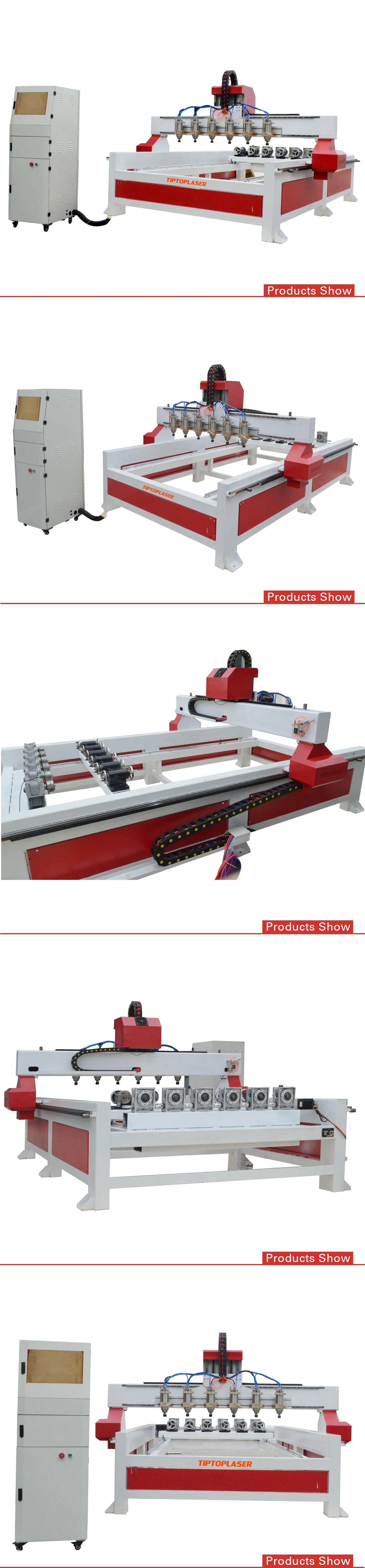 Multi Spindle CNC Router 6 heads cnc router