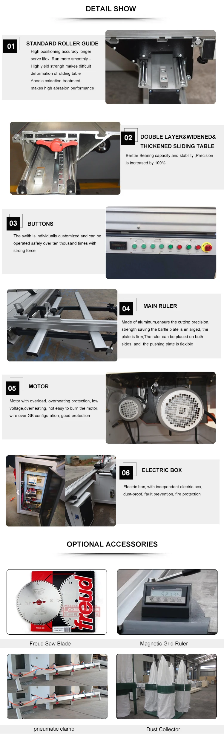 Automatische China Vertikale Holz Cnc Tisch Schiebe Säge Maschine Preis