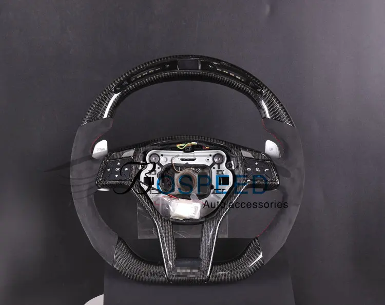 Led Carbon Fiber Steering Wheel For Benz W204 Buy Steering Wheel For
