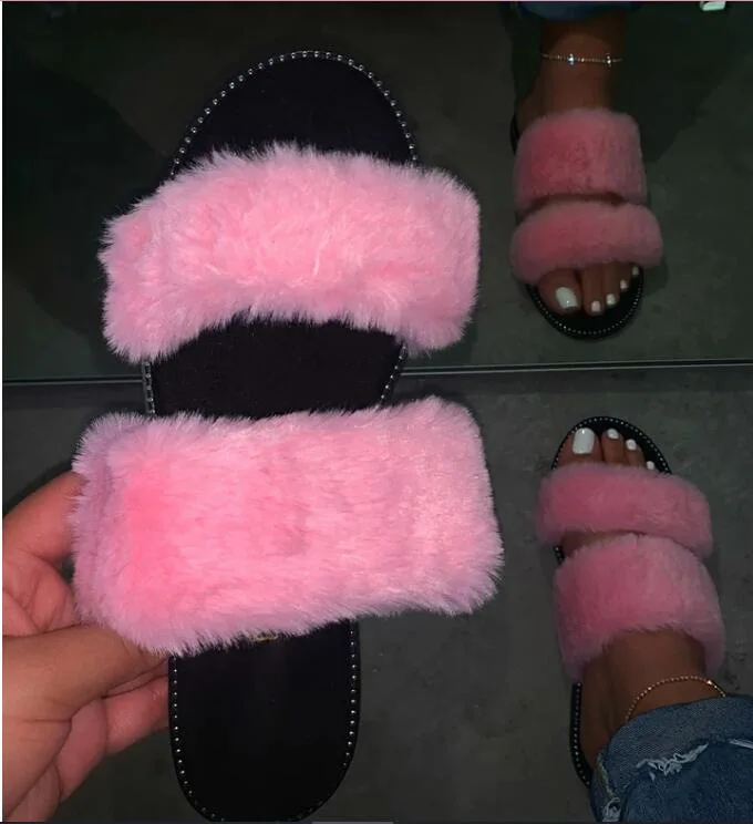 sexy furry slippers