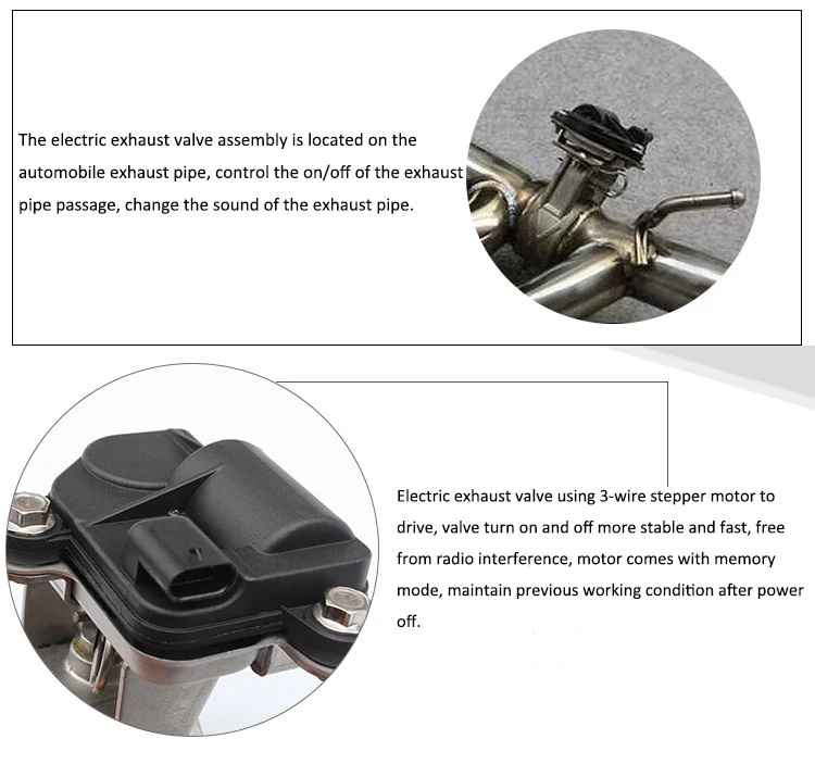 Electric Exhaust Valve/intelligent Controller With Obddouble Valves