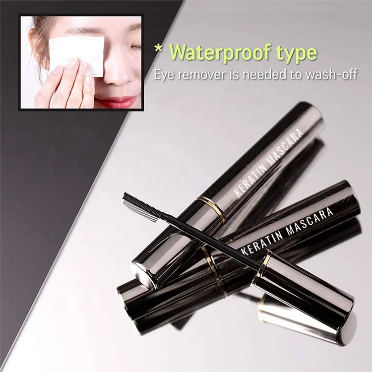 Private Label Eyelash Makeup Keratin Mascara For Eyelash Extensions