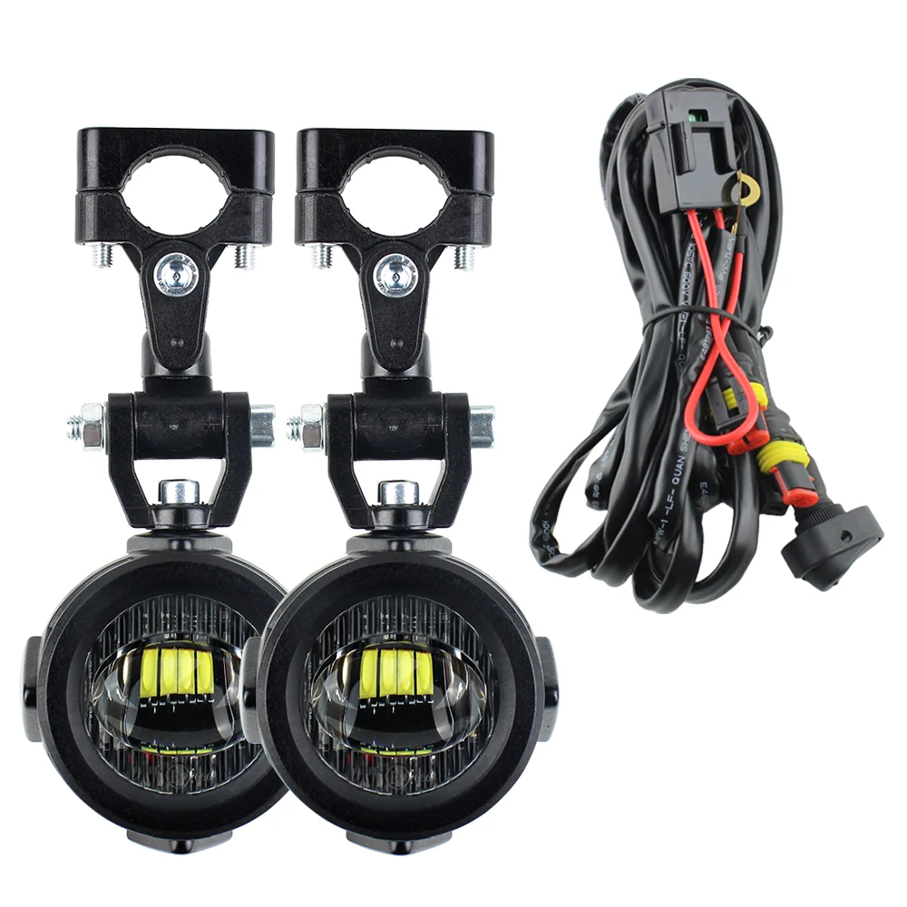 Auxiliary Light 40W Spot Driving Fog Lamps Kits For R1200GS F800GS F700GS F650 K1600 Motorcycle