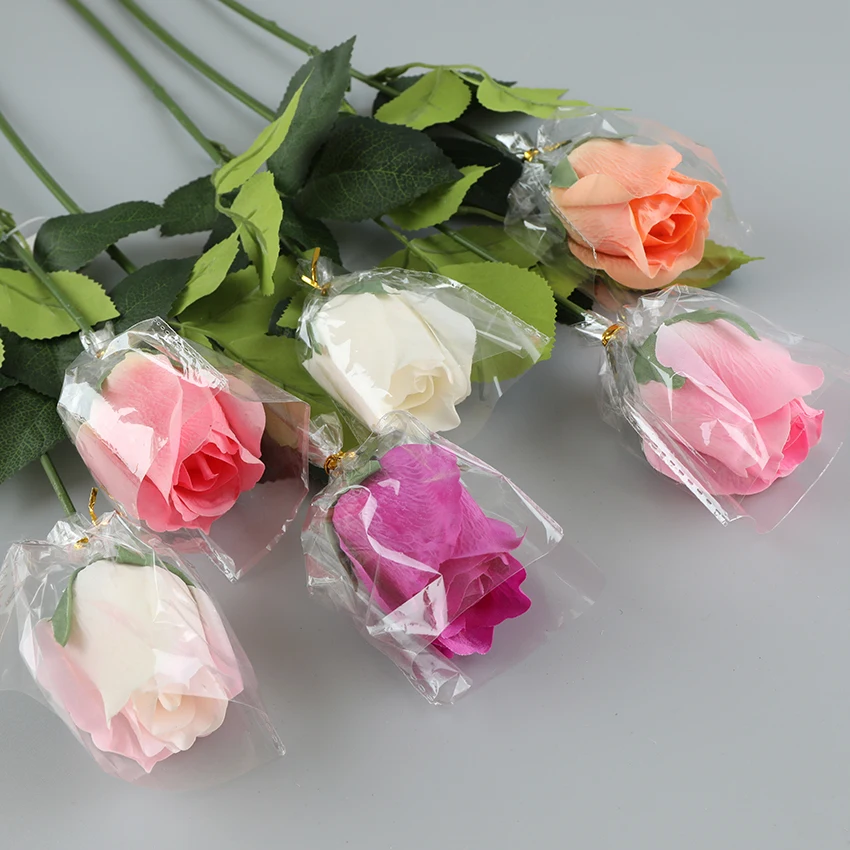 Artificial Roses With Stem Real Touch For Wall Decoration Buy Real