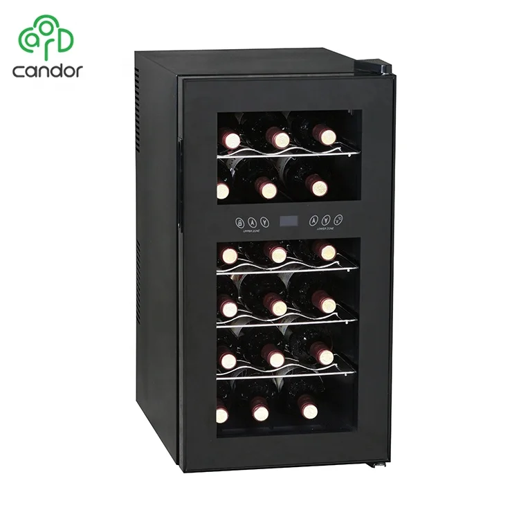 Candor 18 Bottles Thermoelectric Dual Zone Wine Cooler / CW52ADT, View