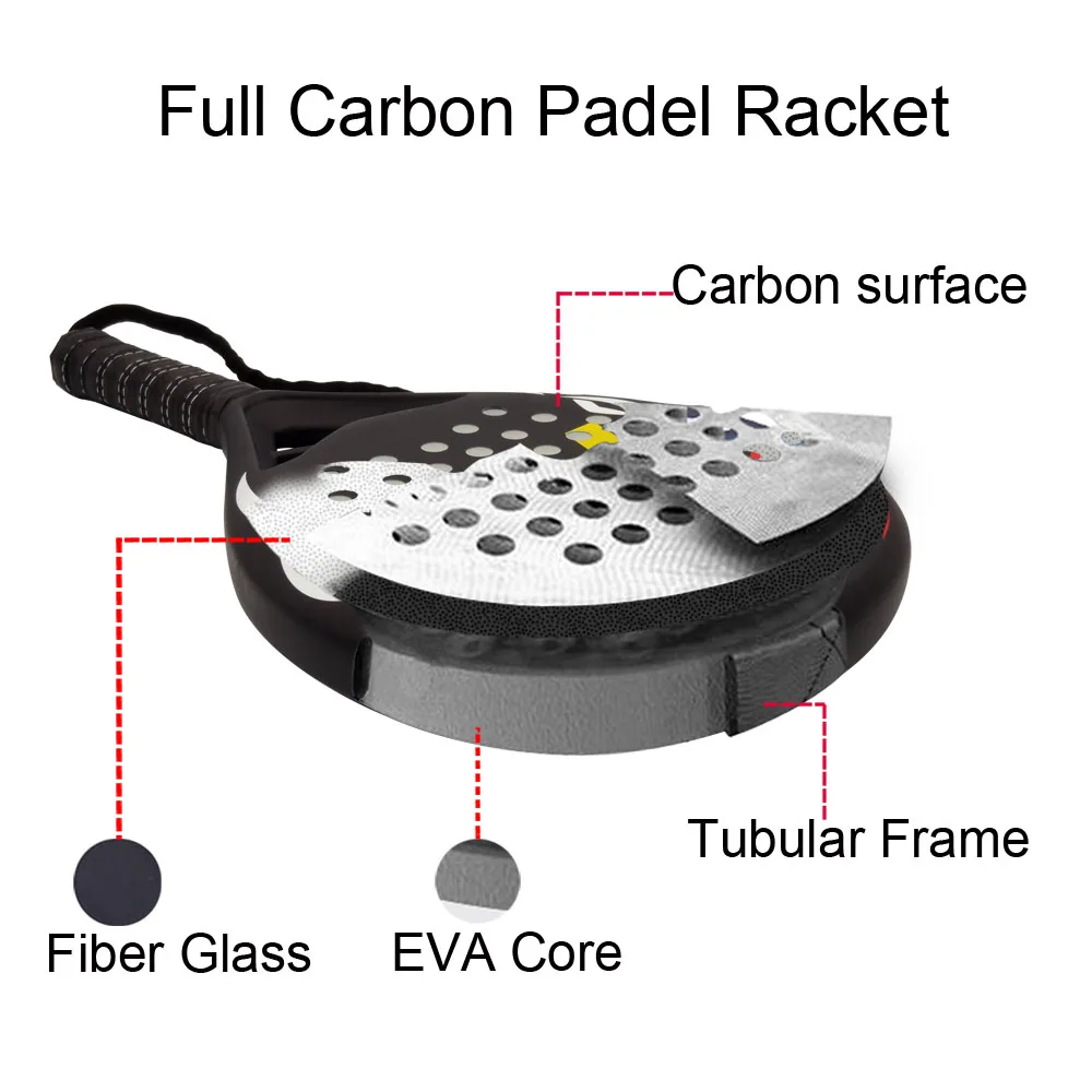 carbon force edge padelracket