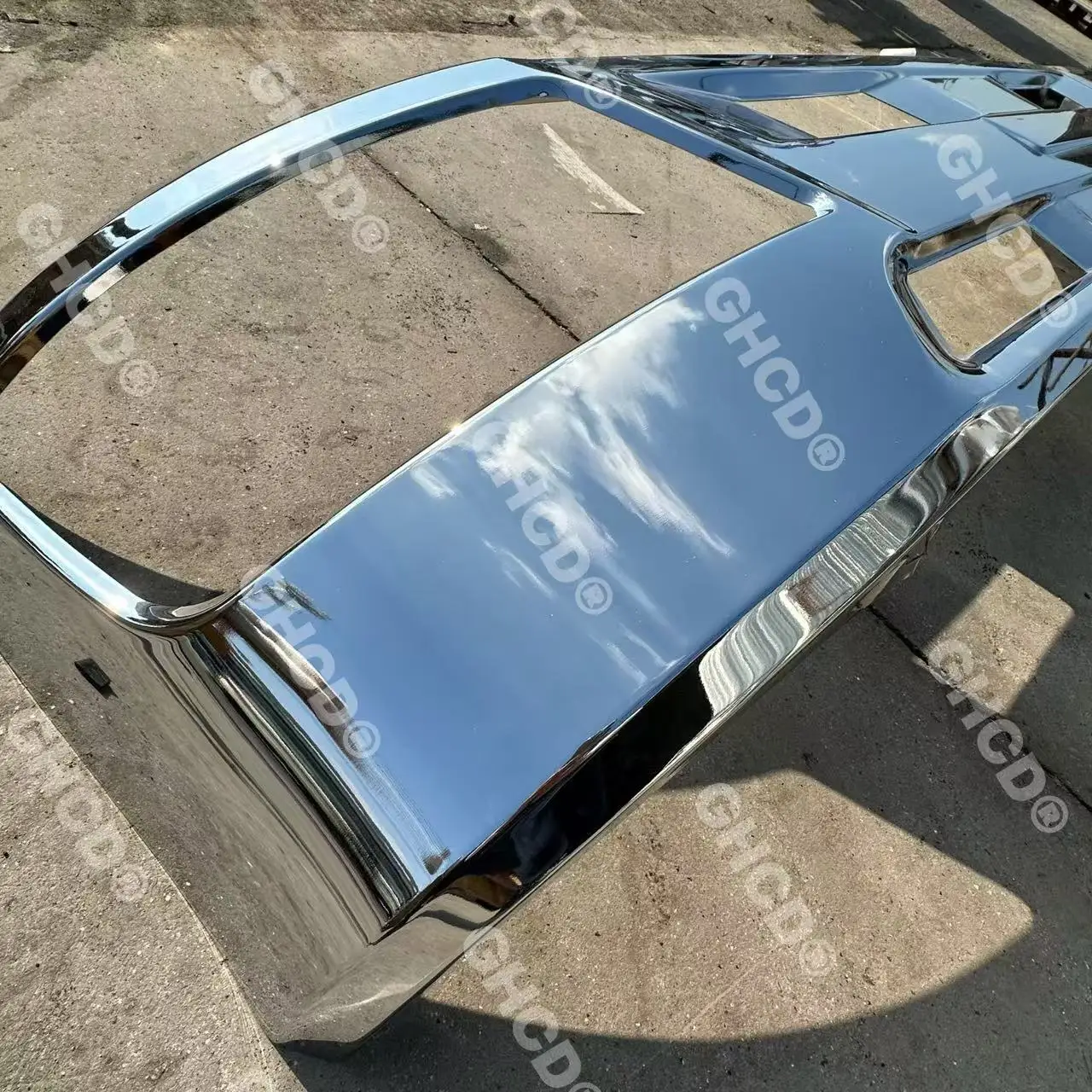 GHCD New Materials/high Quality Iron Chrome-plated Bumpers for Japanese Truck New HINO 500/DOMINATOR manufacture