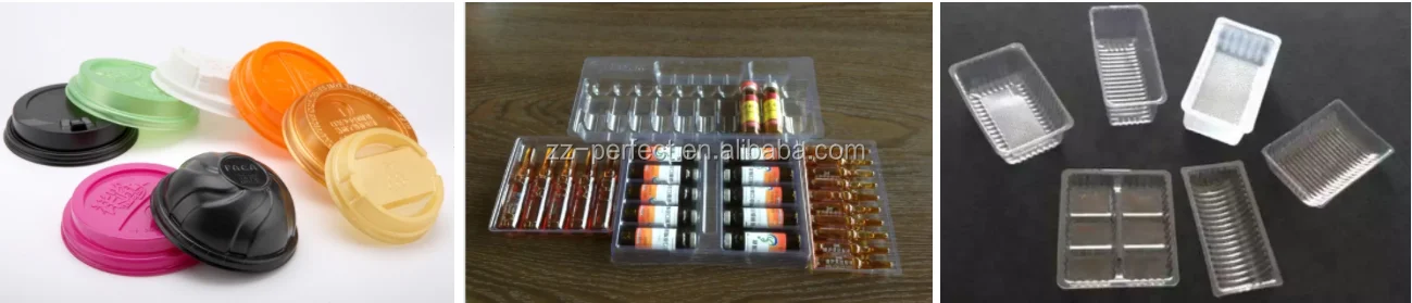 automatic pp plastic cup lid thermoforming machine