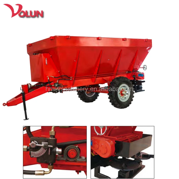 Ground Driven Fertilizing Manure Spreader Fertilizer Spreader From