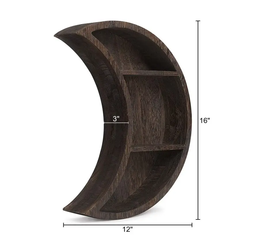 Wall Mounted Moon Shelf