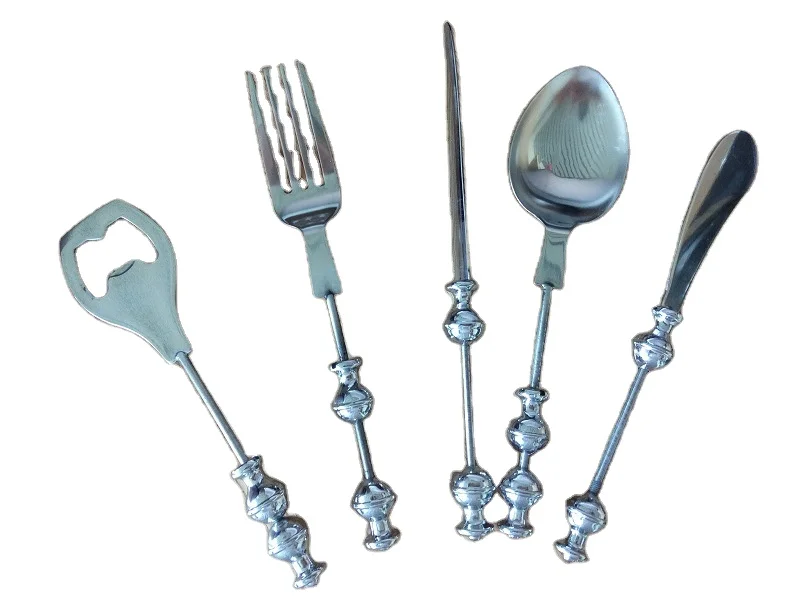 Personalized Cutlery Set Tear Drop Cutlery Set 5 Piece Hostess Set Tear  Flatware Set Handmade Silverware Stainless Steel Cutlery 