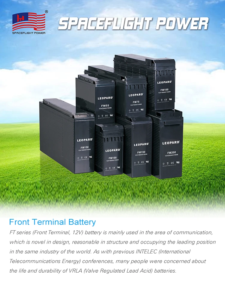 12v 125ah Front Terminal Gel Battery Long Life For Ups Solar