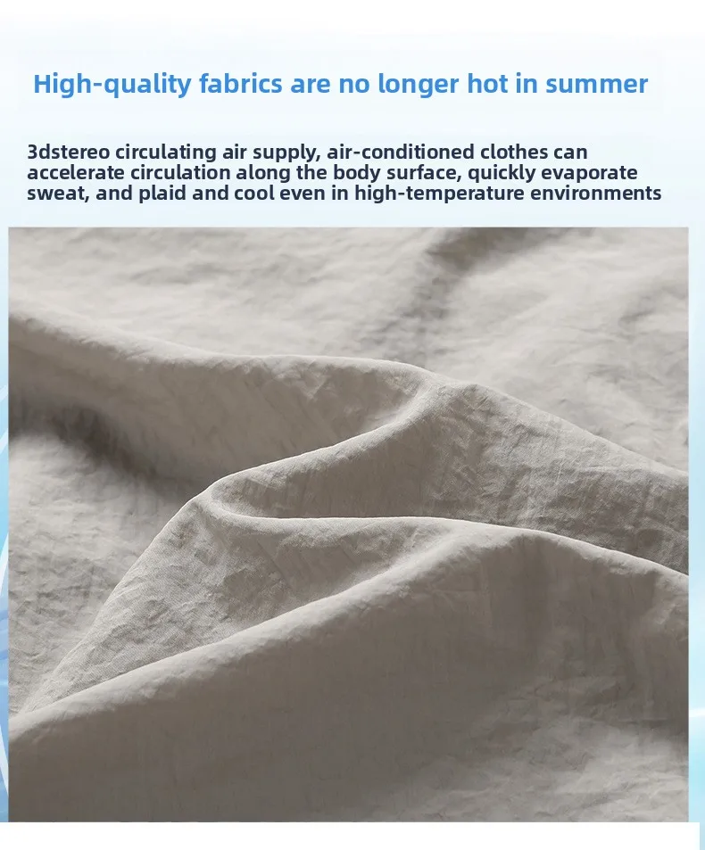 Factory Main Promotion Fan Clothing New Smart Fan Clothing Sun Protection Rash Guard Cycling Fishing Air-Conditioning Apparel details