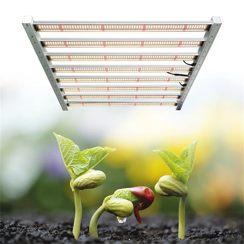 Meijiu LED Grow Light Model E 8 Bars 680W use Samsung 301h diodes offer high efficacy And high harvest/