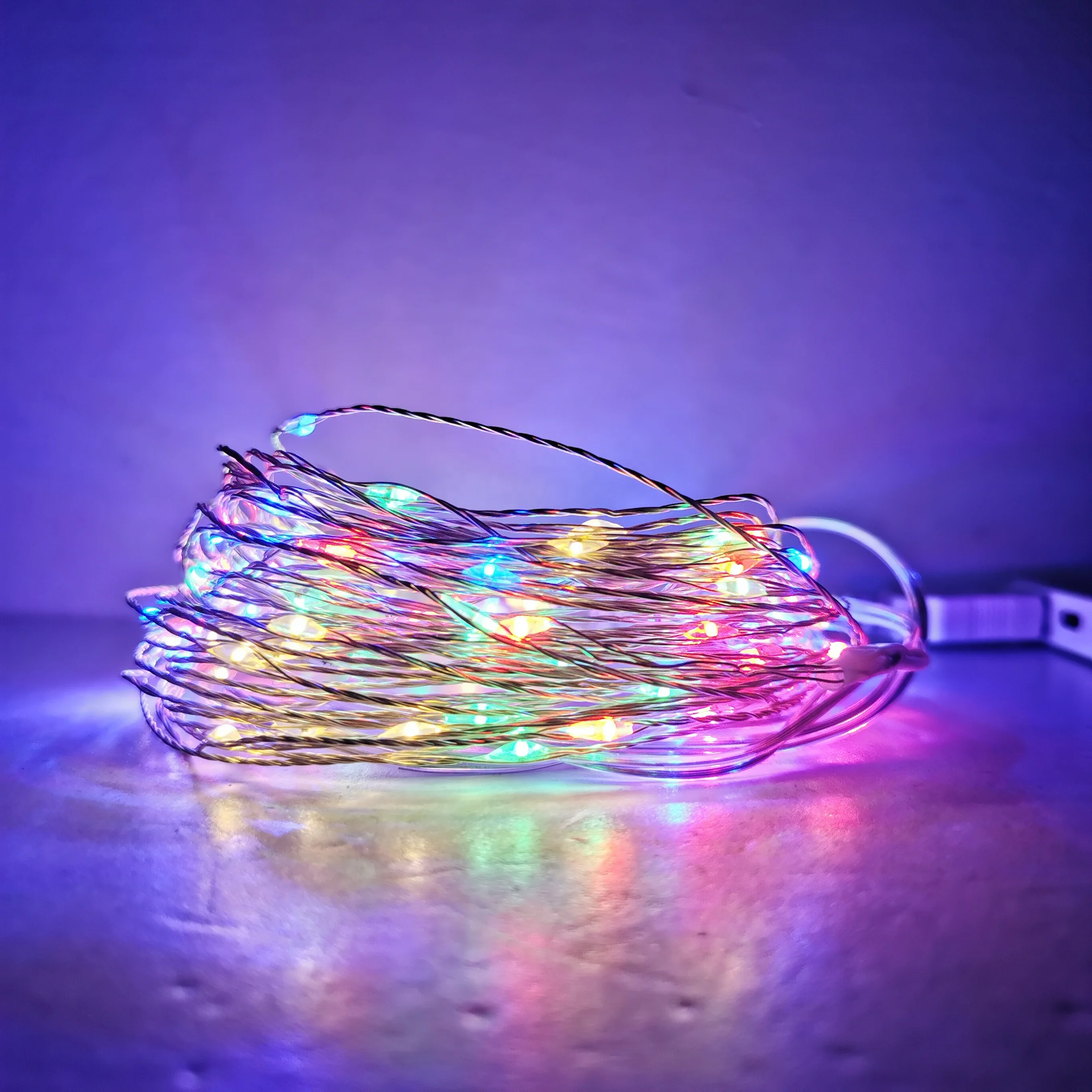 Factory Price 10m Waterproof Battery Powered USB Fairy Led Branch String Copper Wire Light With Remote