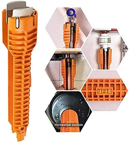 Wasserhahn Waschbecken Installateur Multifunktions-Wasserrohr Schlüssel Werkzeug 
