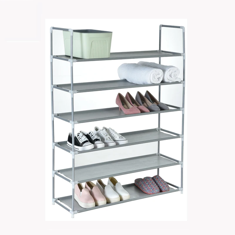 Hot Selling 6 Shelf 24 Pairs Non Woven Fabric Shoe Rack Buy Rak Sepatu Kain Sepatu Rak Kain Bukan Tenunan Rak Sepatu Product On Alibaba Com