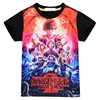 In Stock OEM Kids Boy Stranger Things 3D Digital Print Short Sleeve T Shirt