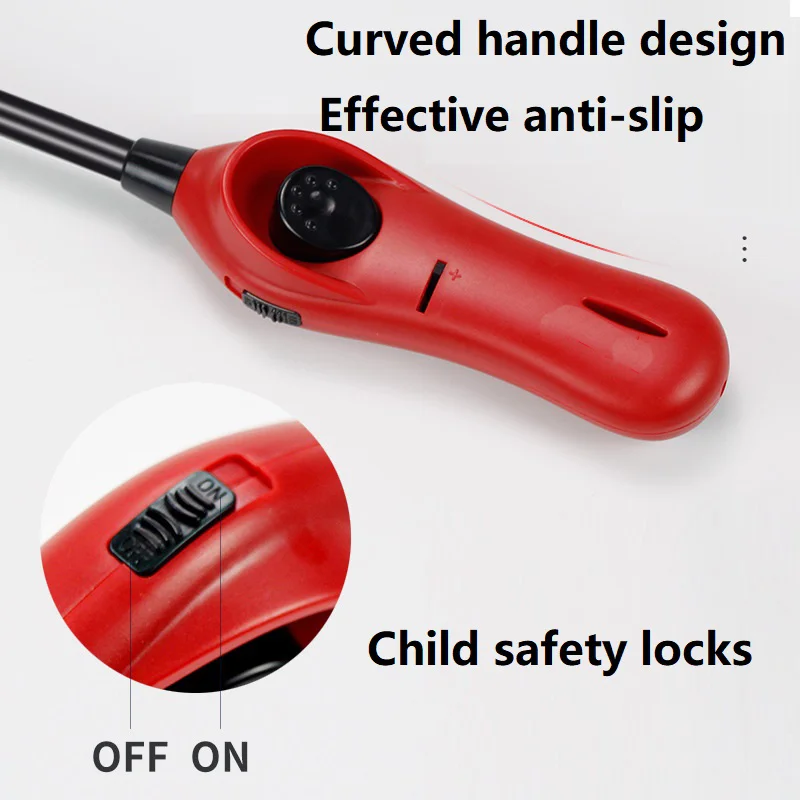 Electronic Lighter With Extended Wand For Grills And Firepits Refillable Gas Stove Candle Bbq