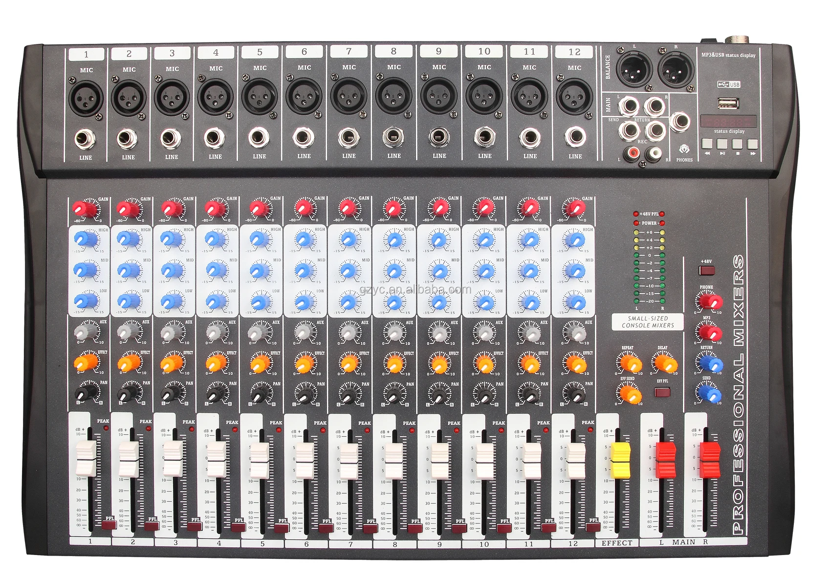 9 Channels Professional Sound System Controller Mixer Bk80s Buy