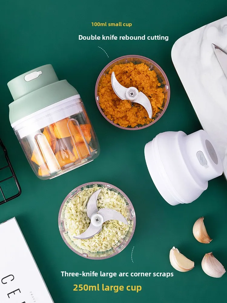 Wholesale Electric USB Rechargeable Durable Mini Food Processor Vegetable Garlic Chopper for Kitchen