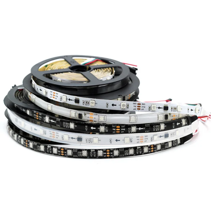 large wholesale normal quality or custom high top quality adressable rgb led strip light ws2811 12v 24v