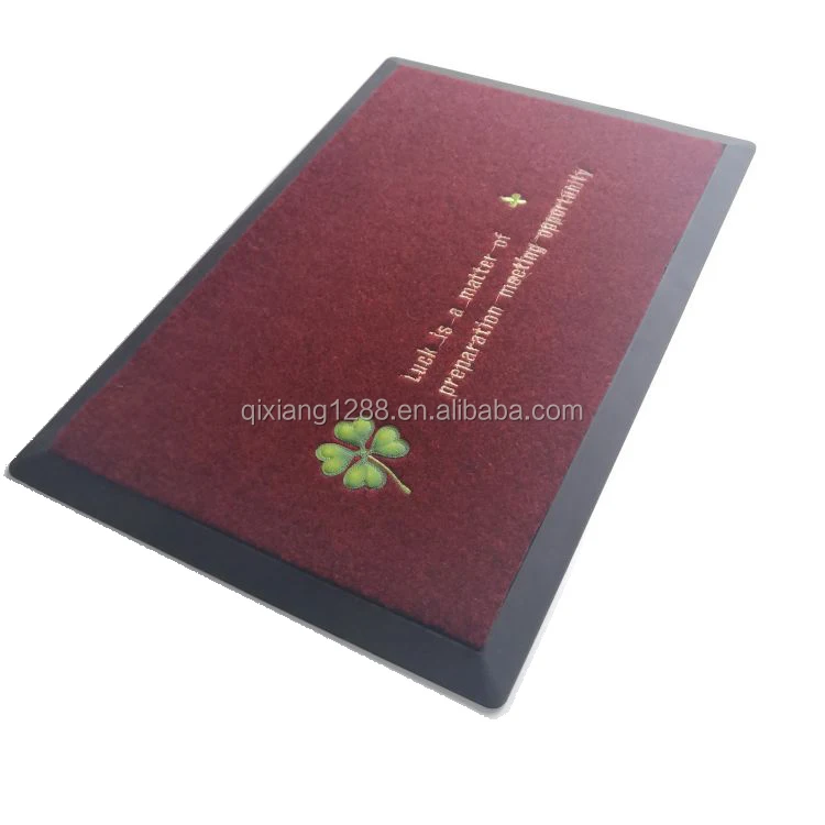 Custom Pvc Rubber Disinfection Sanitized Door Mat Pvc Clean Floor Mat