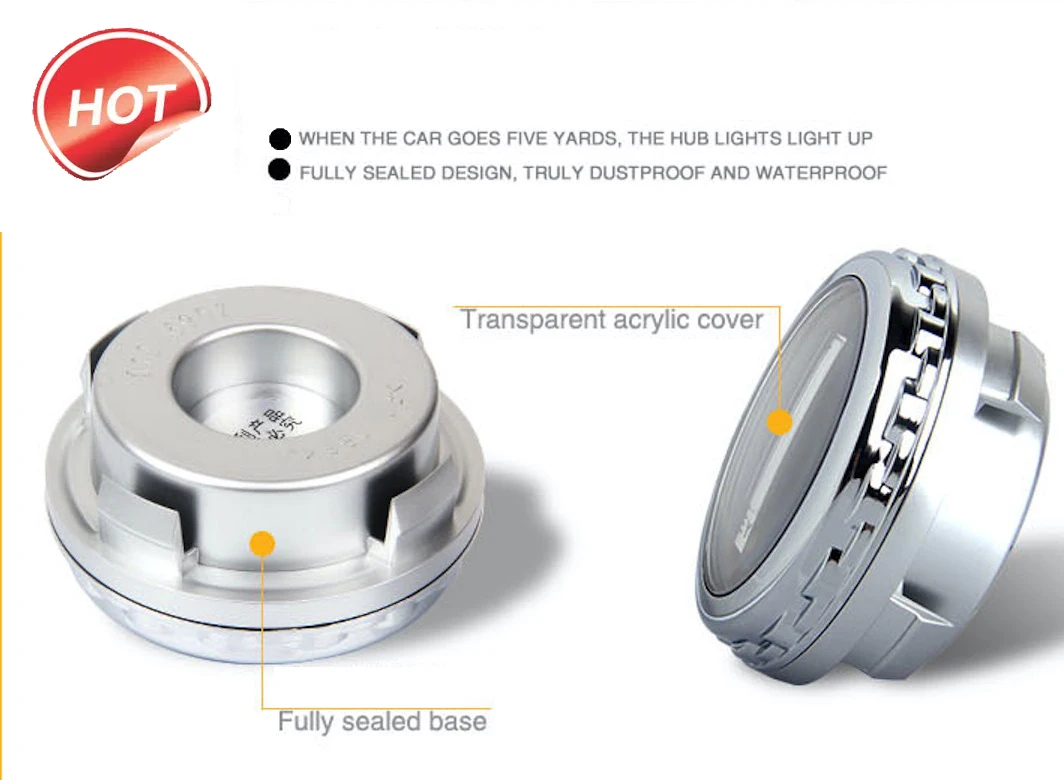 car led illumination hubcaps