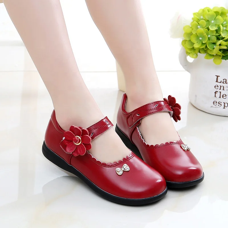 Beautiful Princess Children Dress Shoes Baby Kids Child School Shoes