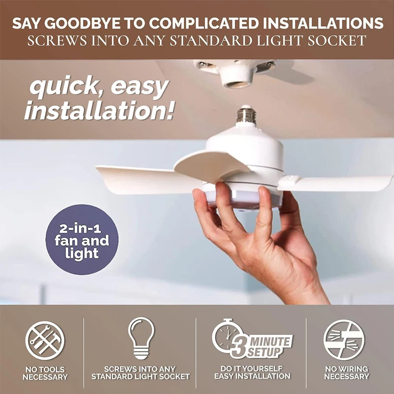 Ceiling Fan, LED, E26/E27 - detail 10