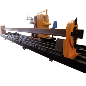 Angle Channel Bar Steel Cutting Machine Cut Pipe Plasma Tube Cutting ...