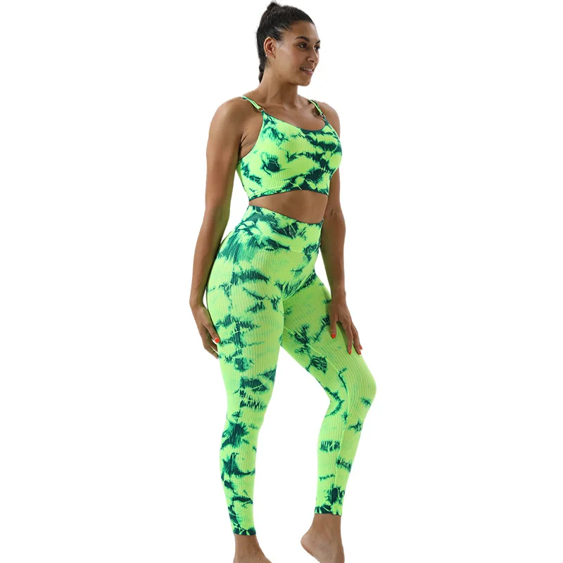 Workout Clothes Sports Gym Yoga Set Fitness Women Recycle 2 Piece