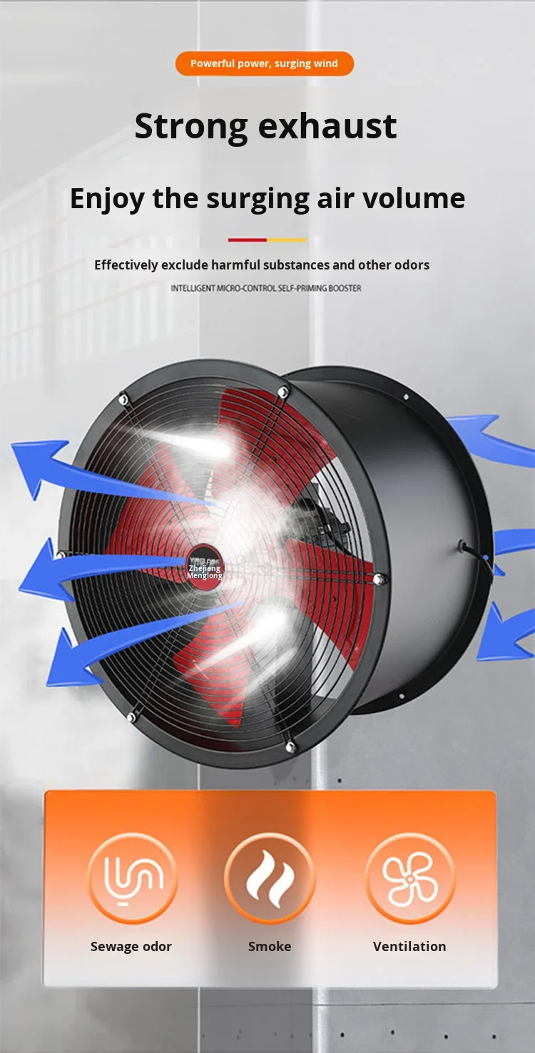 Axial Flow Fan, 220V/380V-Ball, 500mm - detail 14