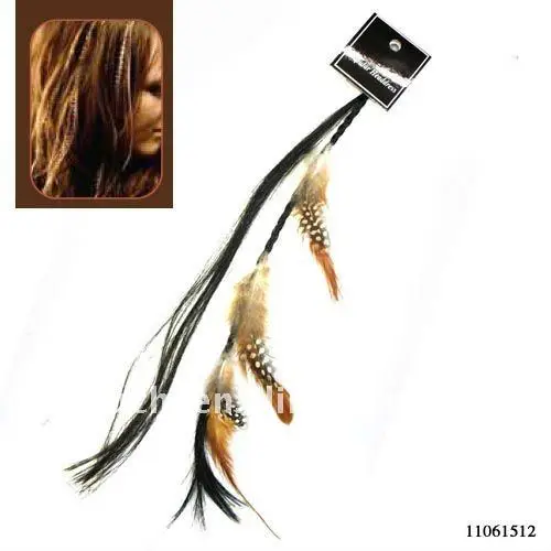 Synthetic Grizzly Feather Extension In Different Colors Buy Grizzly