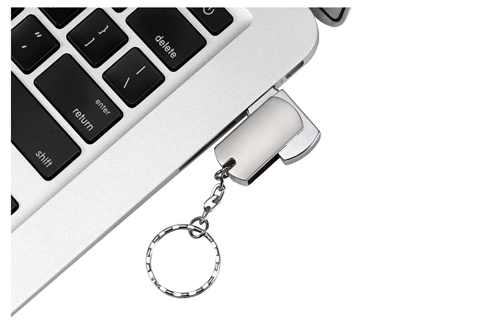 Customer logo Metal USB flash drive Portable Pen drive 128GB 64GB 32GB 16GB 4GB pendrive mini flash USB memory stick - ANKUX.COM