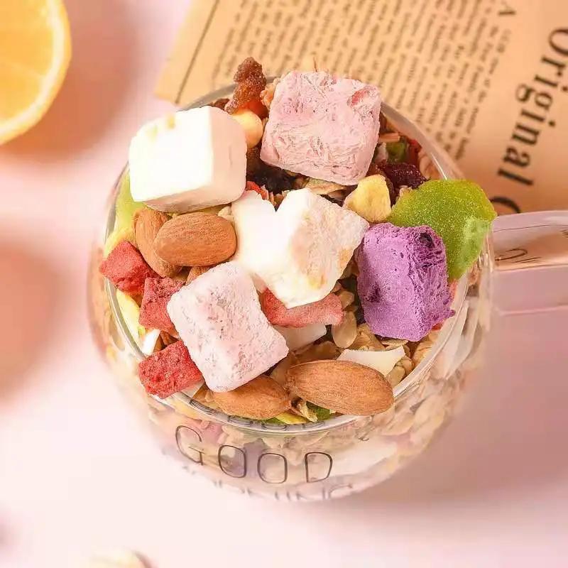 Meizhoushike Oatmeal 400g Yogurt Nut Baked Oatmeal For Instant Oatmeal