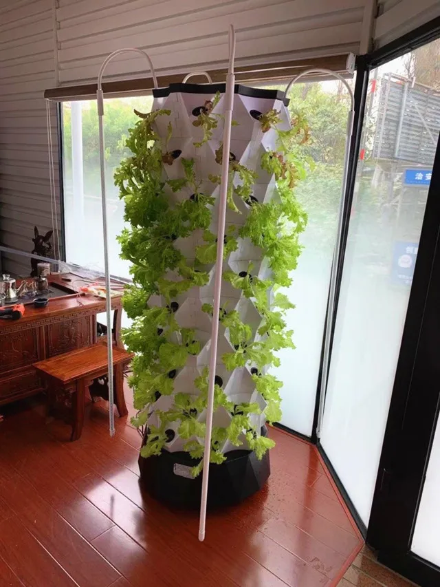 Sistemas De Cultivo De Aquaponics Para Interiores,Torre Hidropónica De