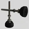 Adjustable Plastic Leveling Feet with Stainless Steel Screw and Rubber Pad