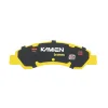 New designer colorful shim yellow back plate disc brake pads for universal vehicle