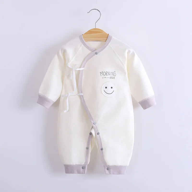 Newborn Underwear Pure Cotton Side Front Lace Up Romper 0 3 Months Baby Bodysuit Four Seasons Baby Bodysuit Buy Baby Clothes Newborn Underwear Baby Animal Bodysuit Product On Alibaba Com