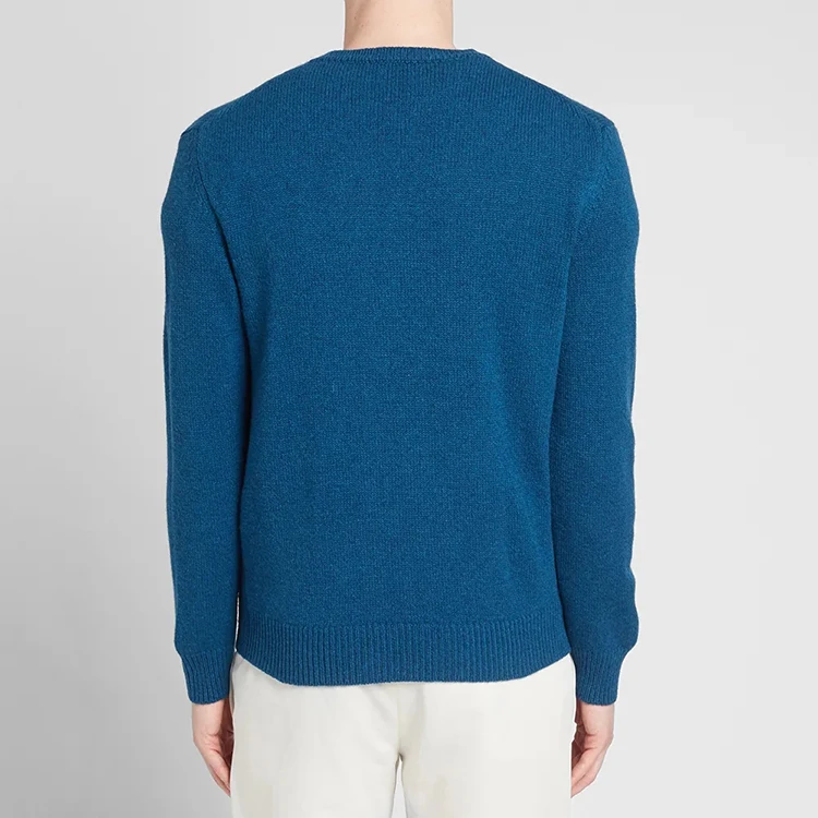 Custom Make Jacquard Pattern Men's Sweaters Cotton Cashmere Knitted ...