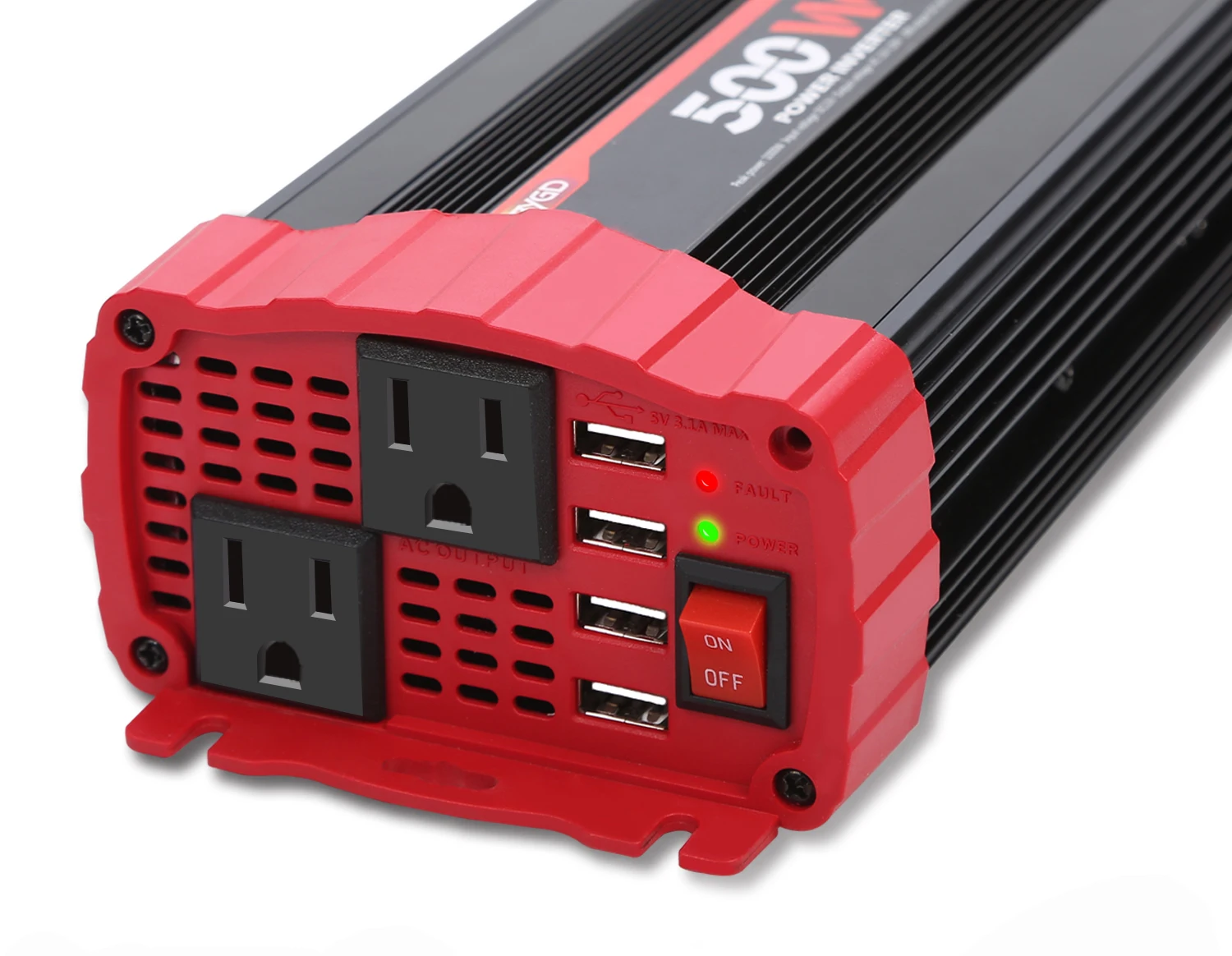 Bygd 500w Car Power Inverter Dc To Ac Inverter 12v/24v 110v/220v Power